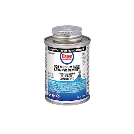 Tinkertools 4 oz Cement for PVC - Blue TI3306661